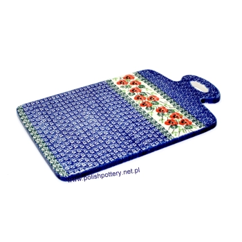 Deska do krojenia dek. 2538X Czerwone Bratki